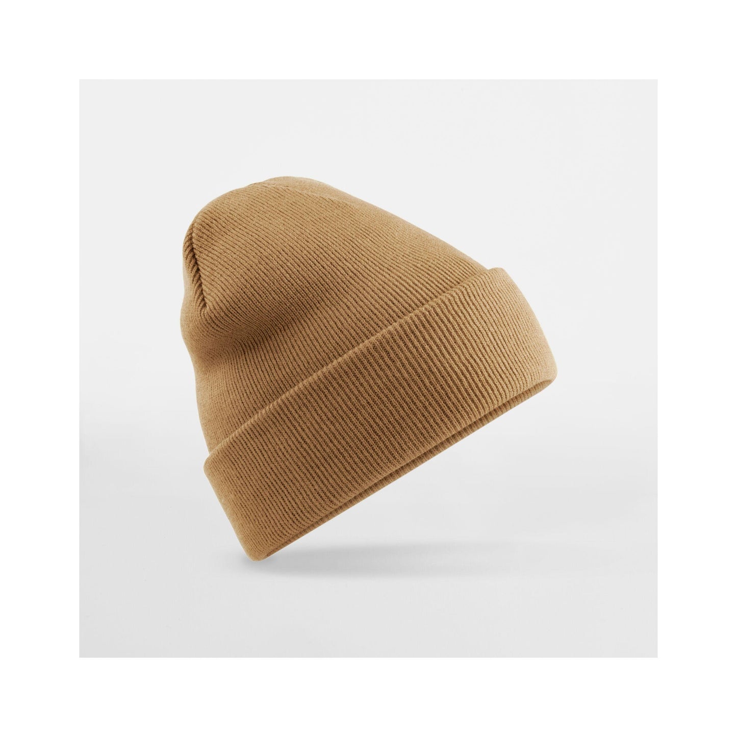 Oatmeal - Front - Beechfield Unisex Adults Original Cuffed Beanie