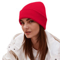 Classic Red - Back - Beechfield Unisex Adults Original Cuffed Beanie