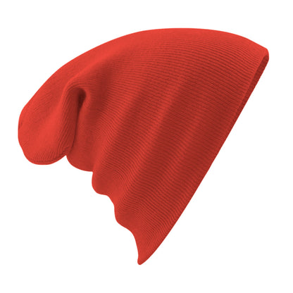 Fire Red - Back - Beechfield Unisex Adults Original Cuffed Beanie