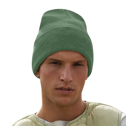 Moss Green - Back - Beechfield Unisex Adults Original Cuffed Beanie