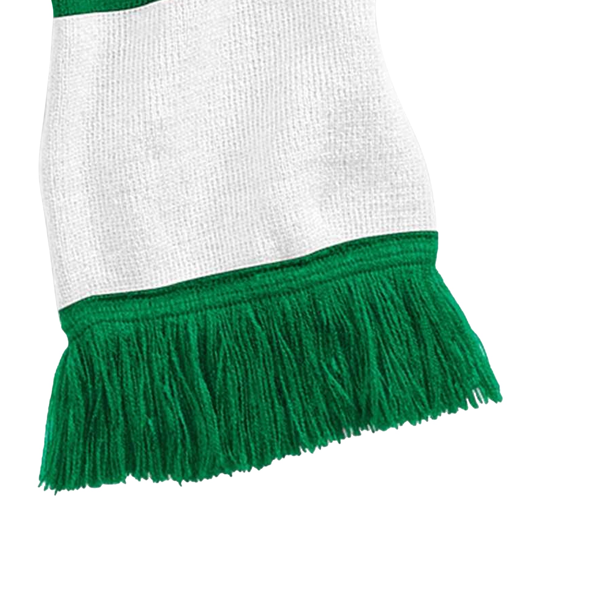 Kelly Green-White - Back - Beechfield Adults Unisex Varsity Scarf