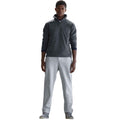 Heather Grey - Back - Fruit Of The Loom Mens Open Hem Jog Pants - Jogging Bottoms