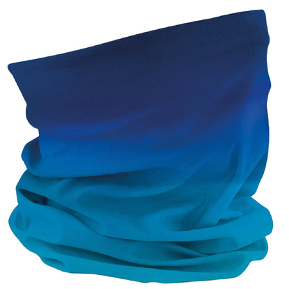 Caribbean Blues - Front - Beechfield Unisex Adults Ombre Morf