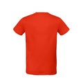 Fire Red - Back - B&C Mens Inspire Plus Tee