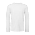 White - Front - B&C Mens Inspire Long Sleeve Tee