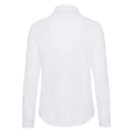 White - Back - Fruit Of The Loom Ladies Lady-Fit Long Sleeve Poplin Shirt