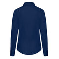 Mid Blue - Lifestyle - Fruit Of The Loom Ladies Lady-Fit Long Sleeve Poplin Shirt