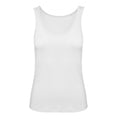White - Front - B&C Womens-Ladies Inspire Sleeveless Tank