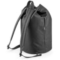 Black - Back - Bagbase Original Drawstring Backpack