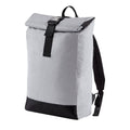 Silver Reflective - Front - Bagbase Reflective Roll Top Backpack