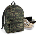 Jungle Camo-Black - Side - Bagbase Packaway Backpack
