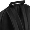Black - Side - Bagbase Faux Leather Fashion Backpack