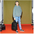 Black - Pack Shot - Bagbase Faux Leather Fashion Backpack