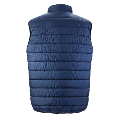Fluorescent Yellow-Navy - Lifestyle - Result Safeguard Mens Reversible Soft Padded Safety Gilet