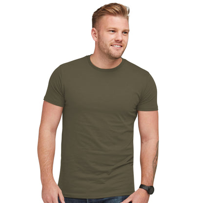 Military Green - Back - SG Mens Perfect Print Tee
