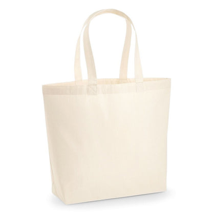 Natural - Front - Westford Mill Premium Cotton Maxi Tote Bag