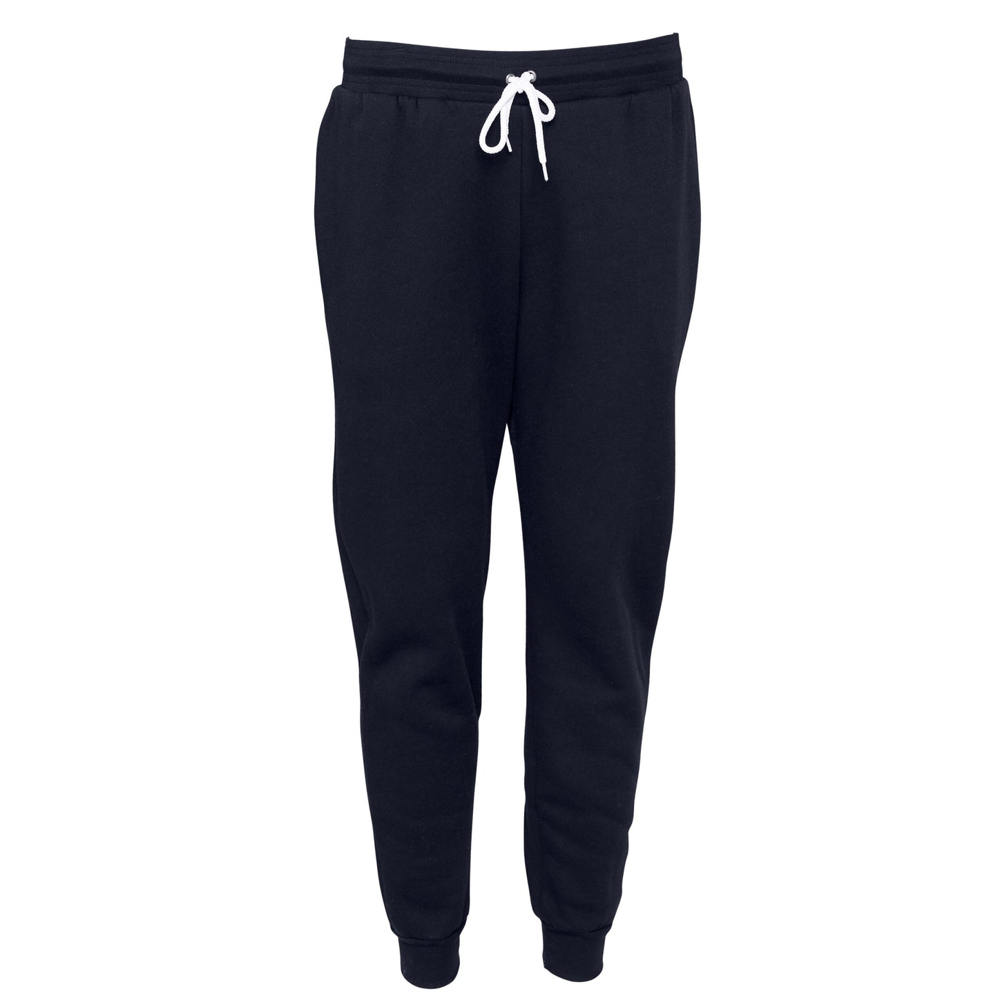 Navy Blue - Front - Bella + Canvas Unisex Jogger Sweatpants