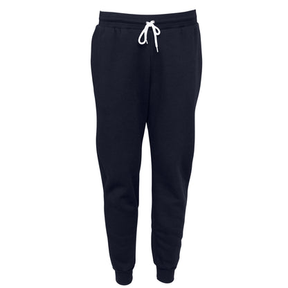 Navy Blue - Front - Bella + Canvas Unisex Jogger Sweatpants
