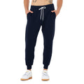 Navy Blue - Back - Bella + Canvas Unisex Jogger Sweatpants