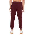 Maroon - Side - Bella + Canvas Unisex Jogger Sweatpants