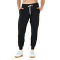 Black - Back - Bella + Canvas Unisex Jogger Sweatpants