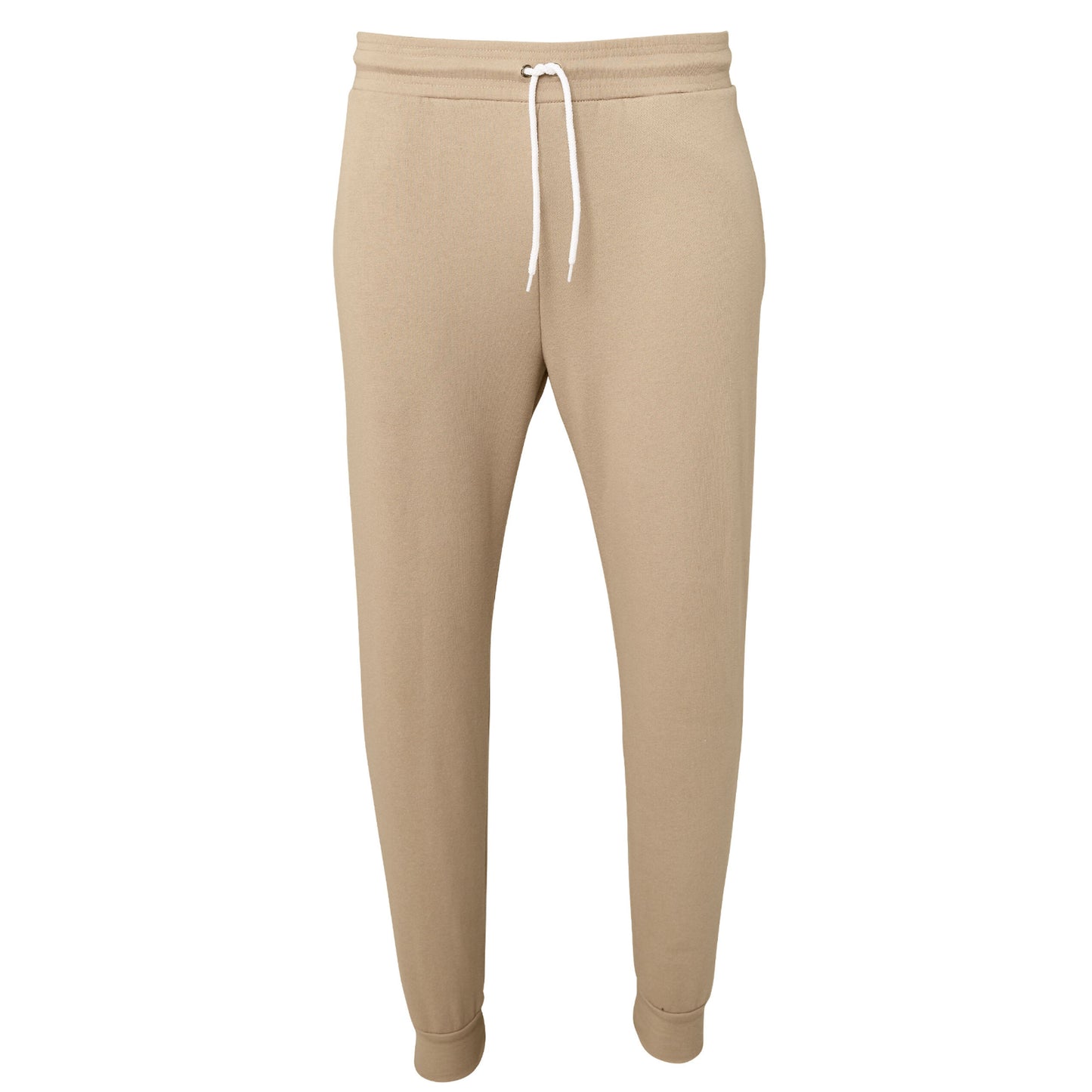 Tan - Front - Bella + Canvas Unisex Jogger Sweatpants
