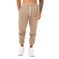 Tan - Back - Bella + Canvas Unisex Jogger Sweatpants