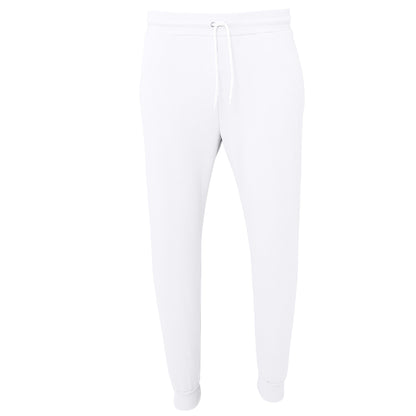 White - Front - Bella + Canvas Unisex Jogger Sweatpants