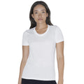 White - Back - American Apparel Womens-Ladies Short Sleeved Sublimation T-Shirt