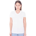 White - Front - American Apparel Womens-Ladies Short Sleeved Sublimation T-Shirt