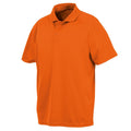 Floro Orange - Front - Spiro Impact Mens Performance Aircool Polo T-Shirt