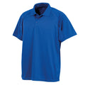 Royal Blue - Front - Spiro Impact Mens Performance Aircool Polo T-Shirt