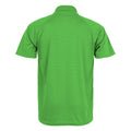 Lime - Back - Spiro Impact Mens Performance Aircool Polo T-Shirt