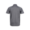 Grey - Back - Spiro Impact Mens Performance Aircool Polo T-Shirt