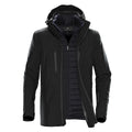 Black-Carbon - Front - Stormtech Mens Matrix System Jacket