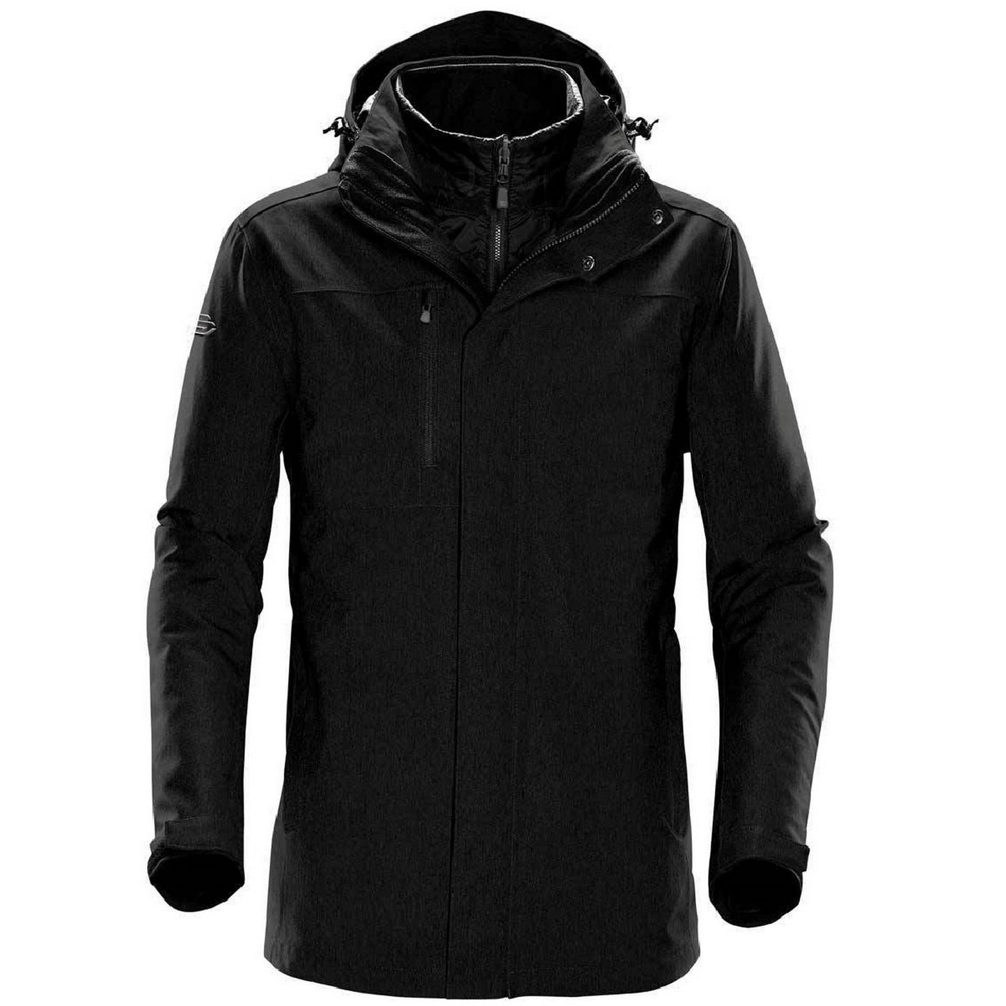 Black - Front - Stormtech Mens Avalanche System Jacket