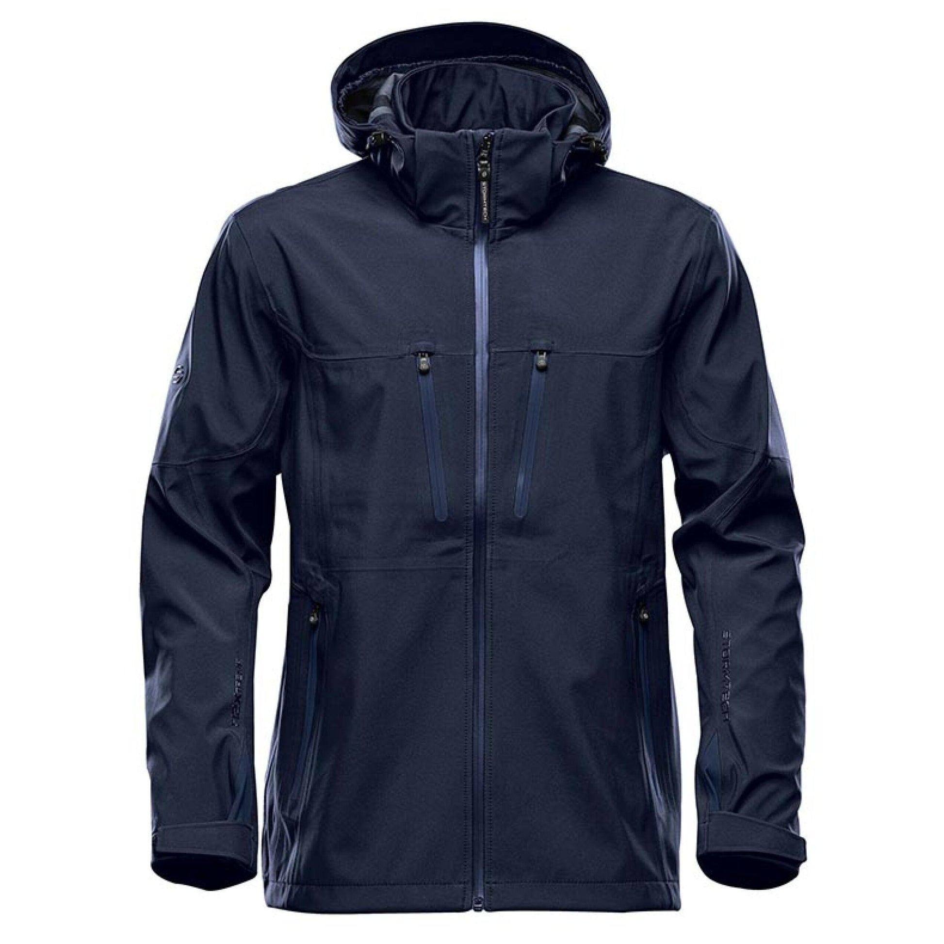 Navy - Back - Stormtech Mens Patrol Softshell Jacket