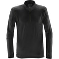 Black-Carbon - Back - Stormtech Mens Pulse Fleece Pullover