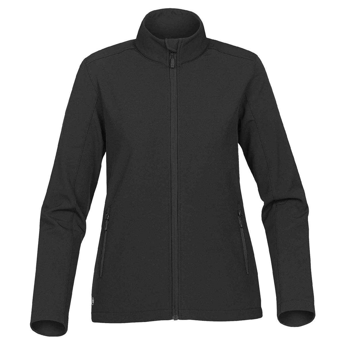 Black-Carbon - Front - Stormtech Womens-Ladies Orbiter Softshell Jacket