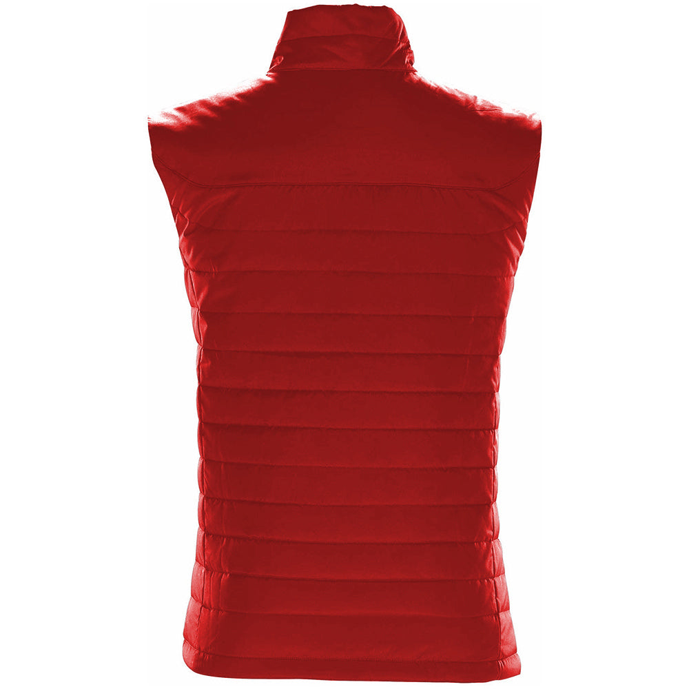 Bright Red - Back - Stormtech Mens Quilted Nautilus Vest-Gilet