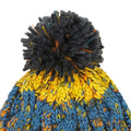 Retro Blues - Back - Beechfield Junior Unisex Corkscrew Beanie