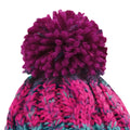 Winter Berries - Back - Beechfield Junior Unisex Corkscrew Beanie