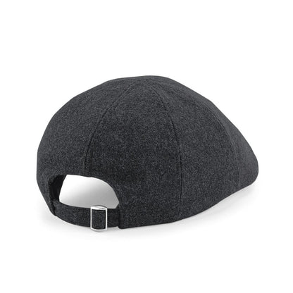 Charcoal Marl - Back - Beechfield Unisex Adults Melton Wool Ivy Cap