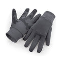 Light Graphite - Front - Beechfield Unisex Adults Softshell Sports Tech Gloves