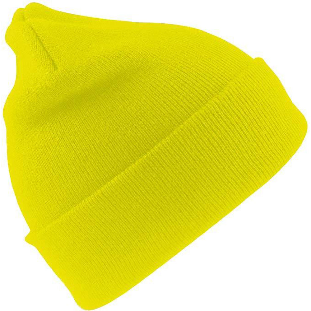 Fluoresent Yellow - Back - Result Unisex Lightweight Thermal Winter Thinsulate Hat (3M 40g) (Pack of 2)