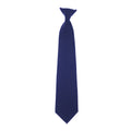 Navy Blue - Front - Yoko Clip-On Tie (Pack of 4)