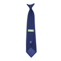 Navy Blue - Back - Yoko Clip-On Tie (Pack of 4)