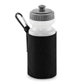 Black - Front - Quadra Water Bottle And Fabric Sleeve Holder (Pack of 2)