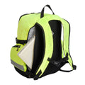 Hi-Vis Yellow - Back - Shugon London Pro Hi-Vis Backpack (Pack of 2)