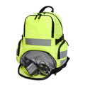 Hi-Vis Yellow - Side - Shugon London Pro Hi-Vis Backpack (Pack of 2)
